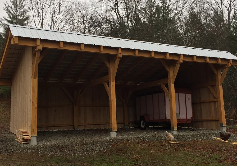Timber Frame Barns Built in Vermont